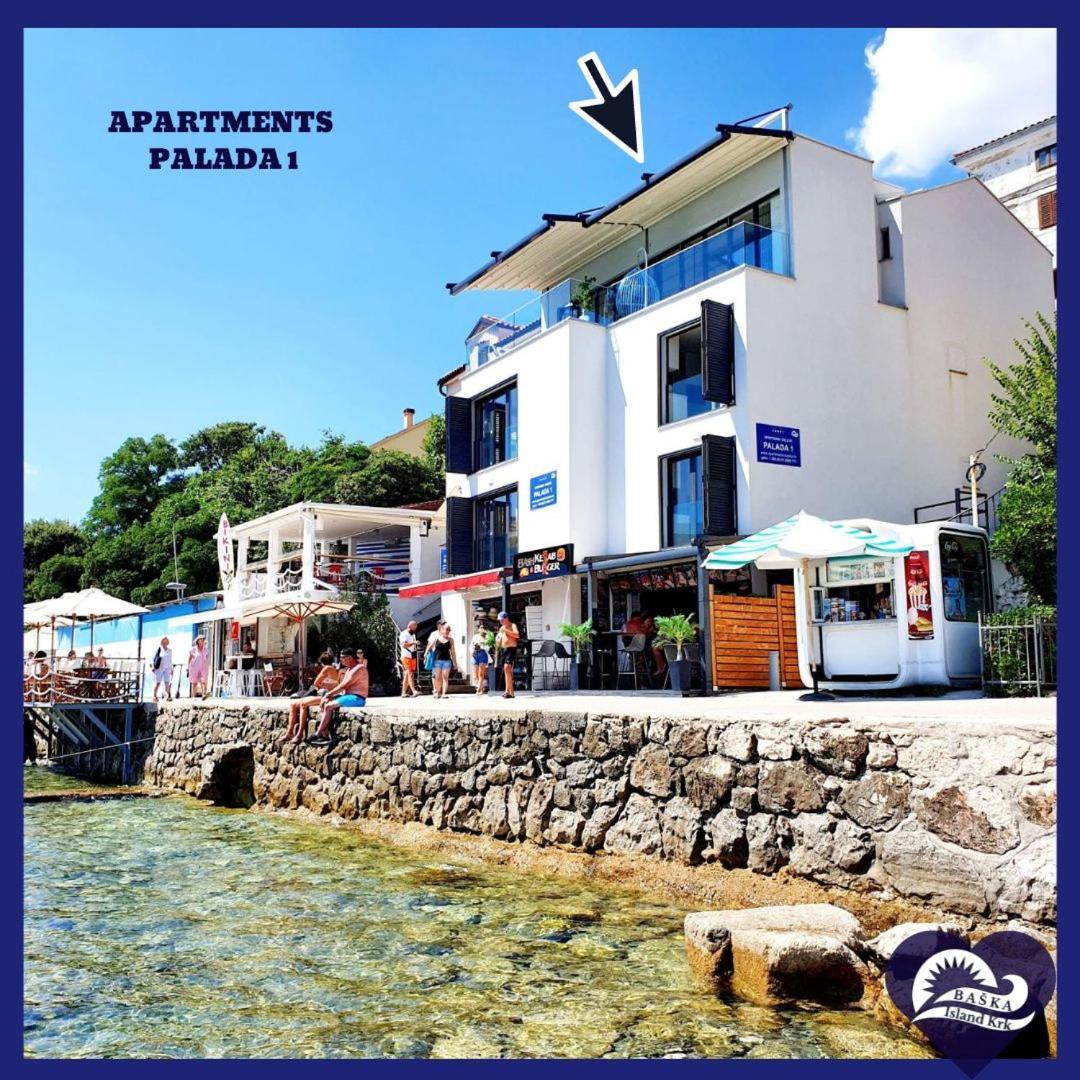 Apartments Palada 1 Baska  Luaran gambar